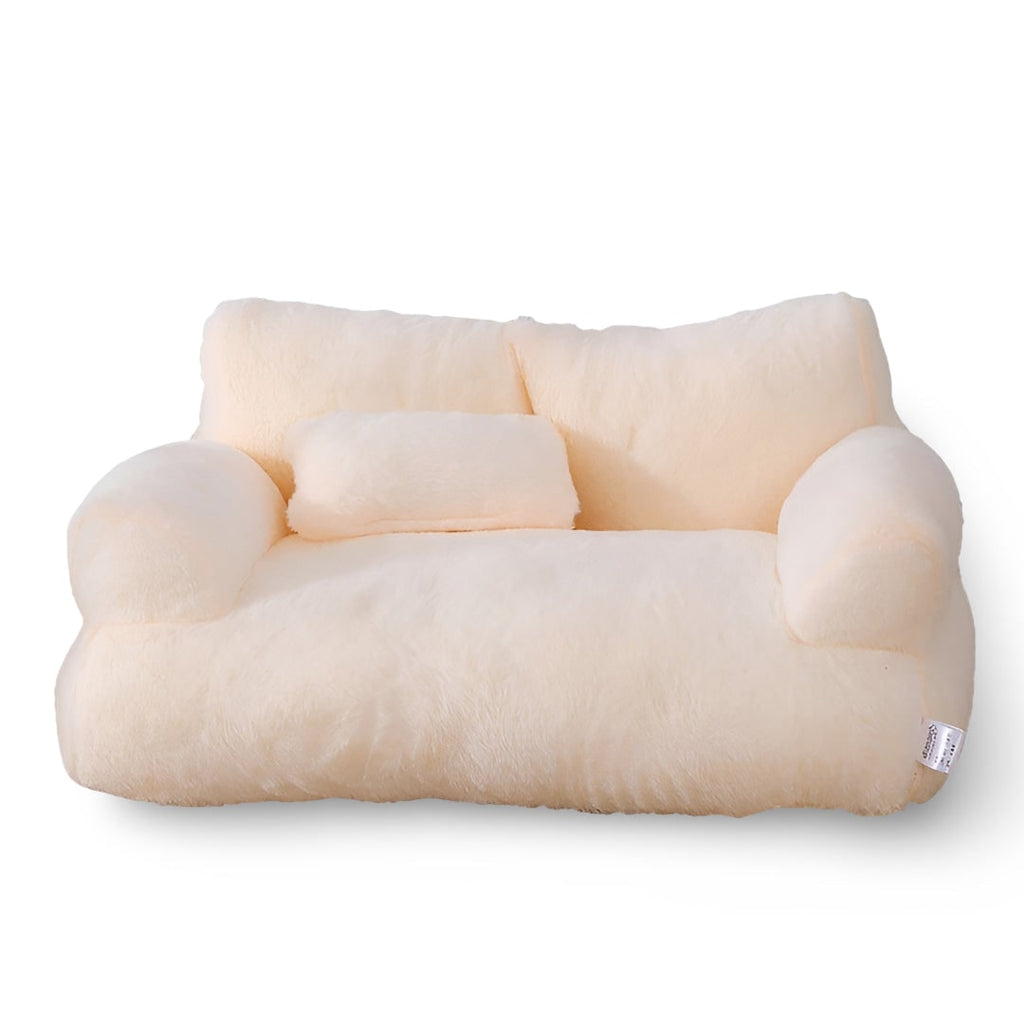 Dog Sofa Bed Pet Plush Miniature Couch Pillow Cats - Image 2