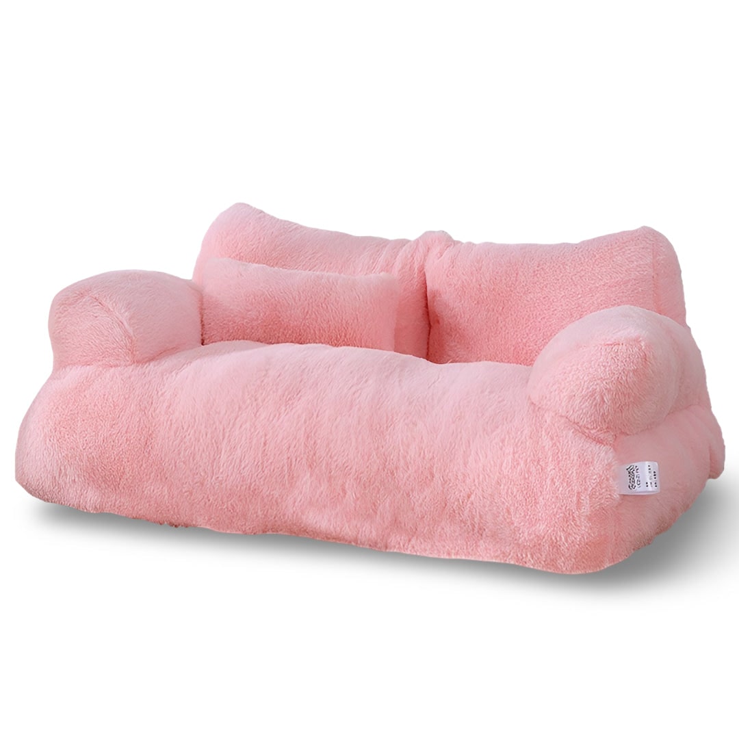 Dog Sofa Bed Pet Plush Miniature Couch Pillow Cats - Image 4