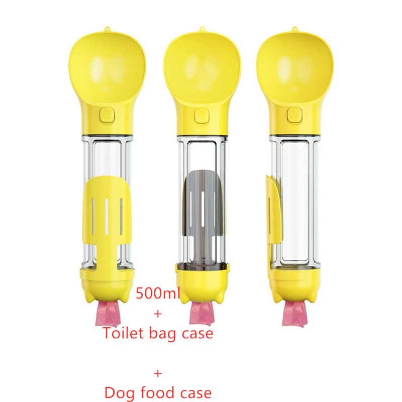 Dog Water Bottle Dispenser with Portable Bowl and Waste Bag Storage for Outdoor Travel - Image 16