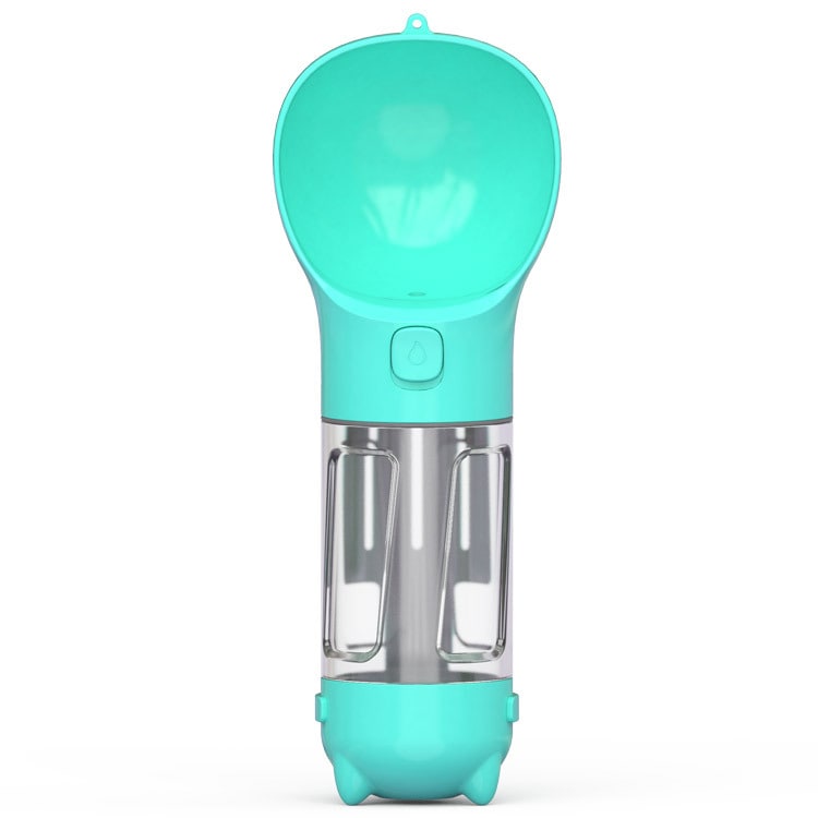 Dog Water Bottle Dispenser with Portable Bowl and Waste Bag Storage for Outdoor Travel - Image 4