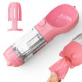 Dog Water Bottle Dispenser with Portable Bowl and Waste Bag Storage for Outdoor Travel - Image 7