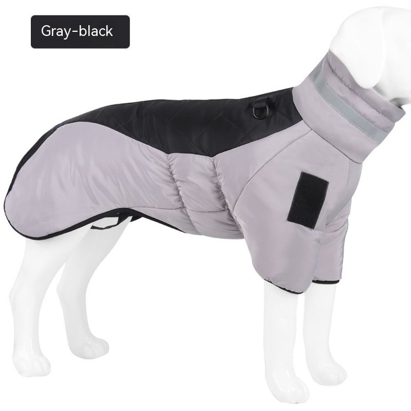 Dog Winter Coat with Water Resistant Fabric and High Collar for Large - Image 7
