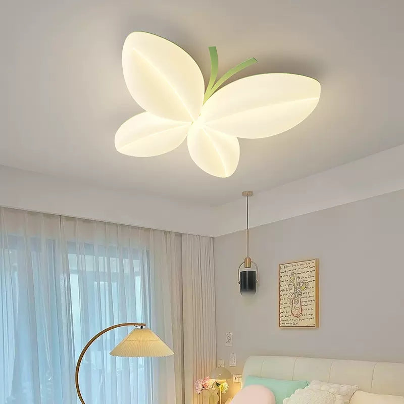 Butterfly Ceiling Light for Kids LED Decorative Room Fixture