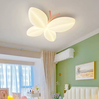 Butterfly Ceiling Light for Kids LED Decorative Room Fixture