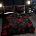 Stylish Neon Pattern Quilt Cover Set for All Seasons