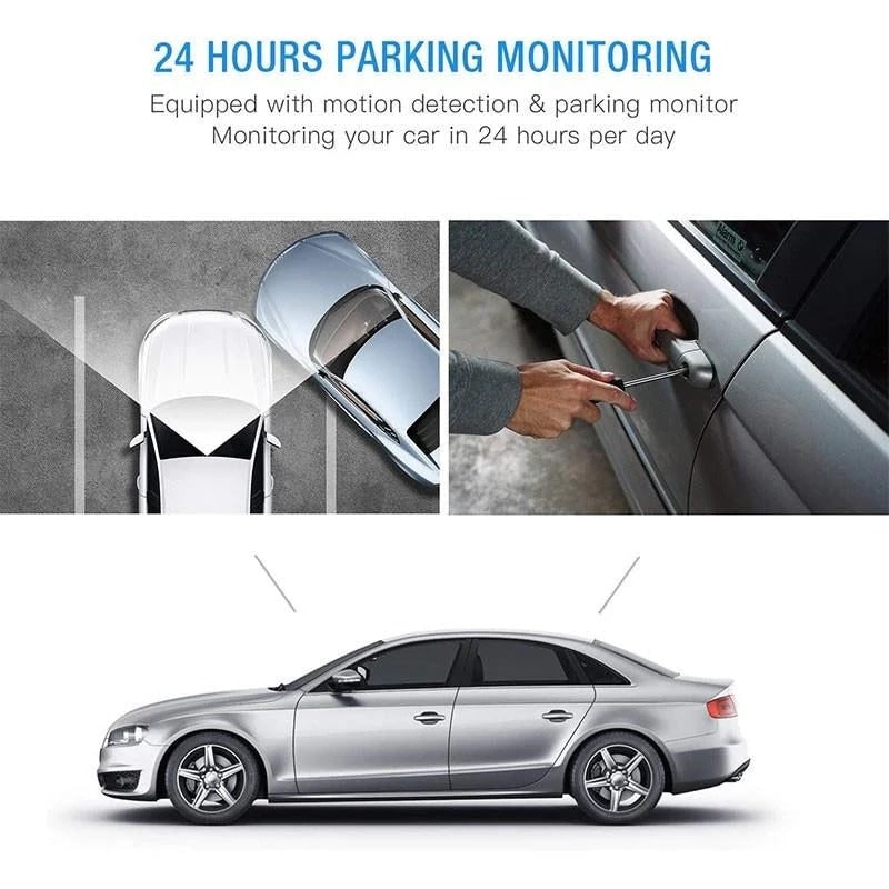 Dual Dash Cam Car Dashboard Camera 1080p Front and Rear with Lcd Screen Wireless - Image 8