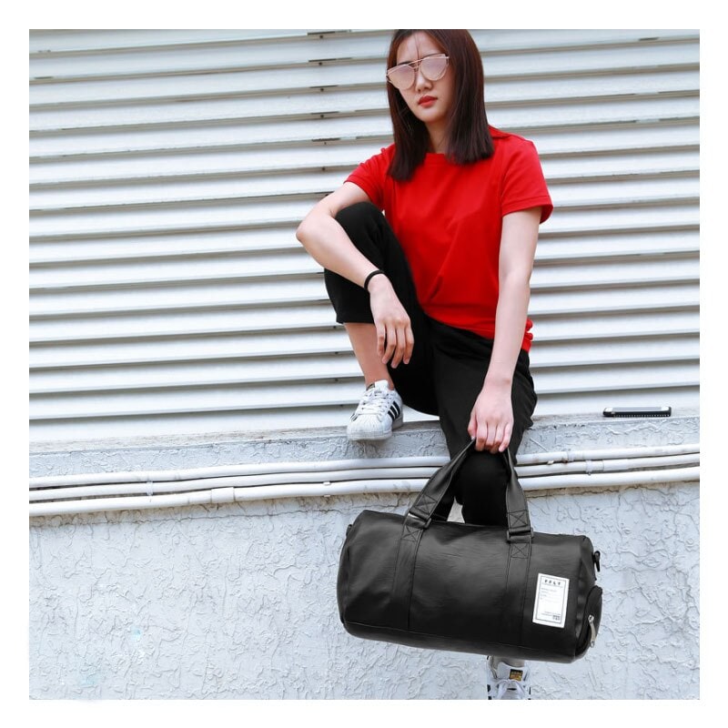 Duffel Bag Carry on Gym Duffle with Shoulder Strap and Zippered Pockets Backpack - Image 5