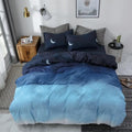 Duvet Cover Set with Sheets Queen and King Size Reversible Brushed Microfiber Bedding - Image 2