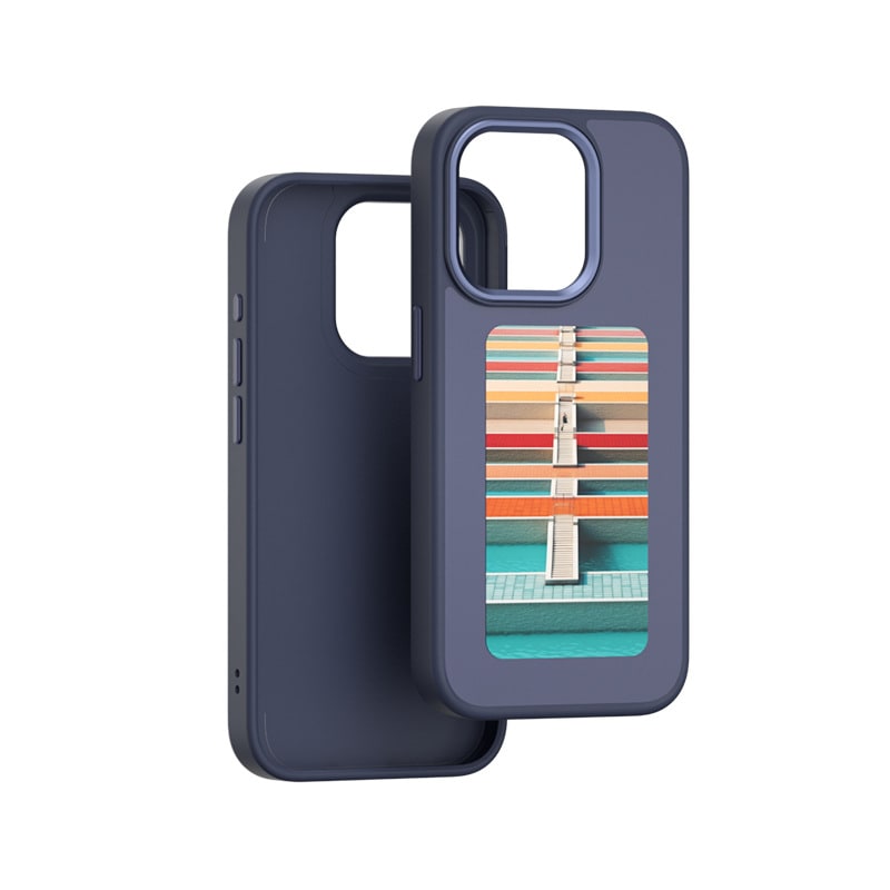 E-Ink Phone Case with Strap and Wallet Slot for Iphone 14 Pro Max Battery-Free Smart Display Cover - Image 7