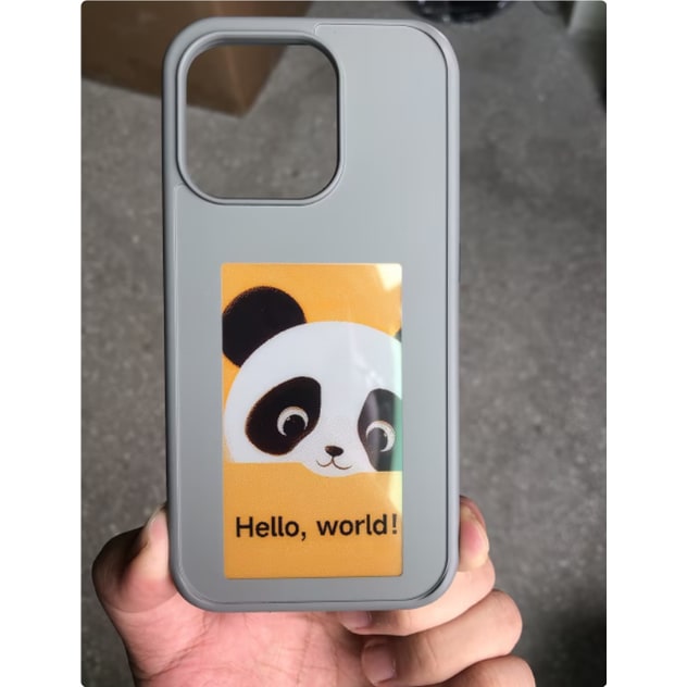 E-Ink Phone Case with Strap and Wallet Slot for Iphone 14 Pro Max Battery-Free Smart Display Cover - Image 9