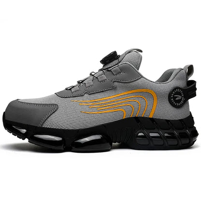 Men's Outdoor Safety Work Shoes with Steel Toe & Non-Slip Sole