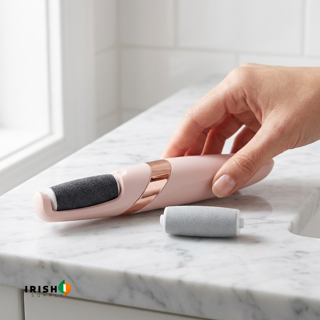 Electric Foot Callus Remover with Interchangeable Rollers and USB Rechargeable - Image 3