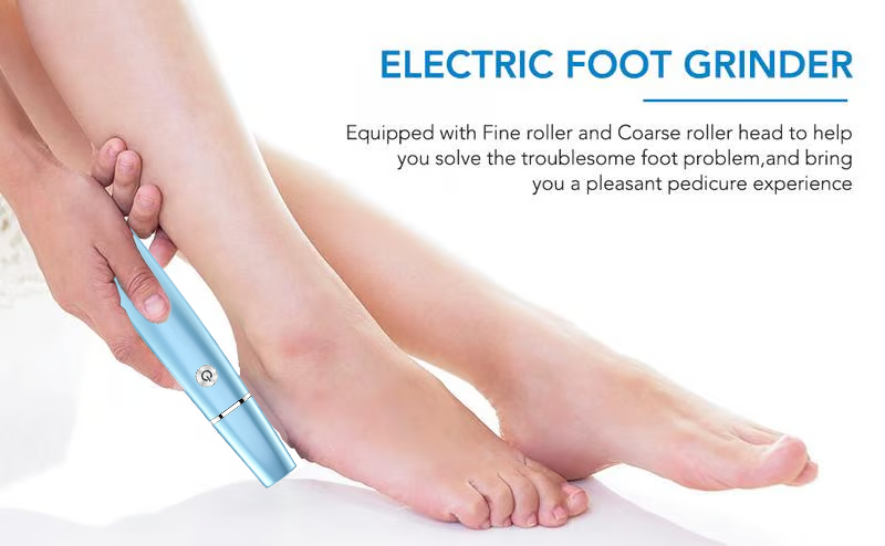 Electric Foot File and Callus Remover with Rechargeable Battery and Rotating Exfoliating Roller - Image 9