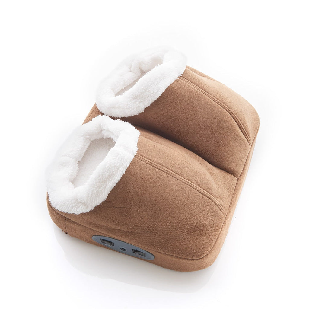 Electric Foot Massager Heated Warmer Vibrating Fleece Lined Dual Pocket - Image 3