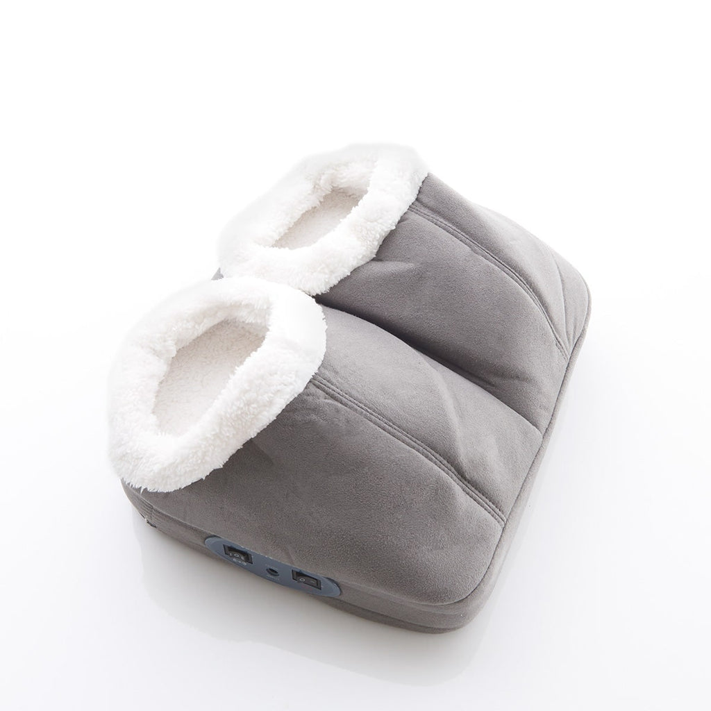 Electric Foot Massager Heated Warmer Vibrating Fleece Lined Dual Pocket - Image 5