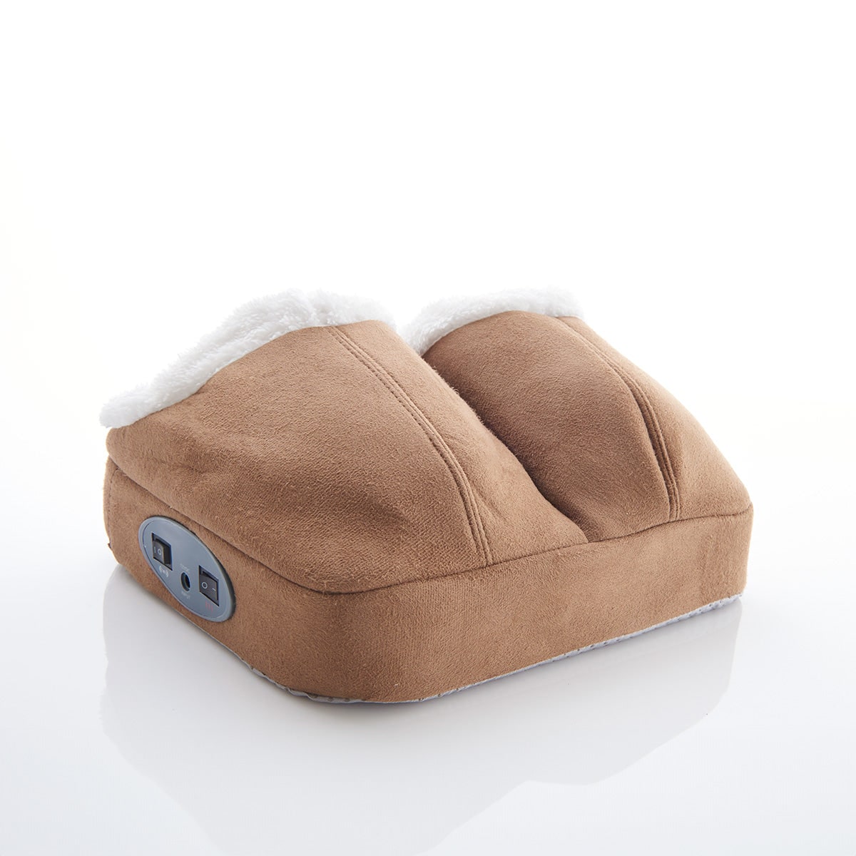Electric Foot Massager Heated Warmer Vibrating Fleece Lined Dual Pocket - Image 8