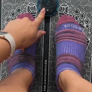 Electric Foot Massager Portable Ems Mat Digital LED Pad Massage - Image 2