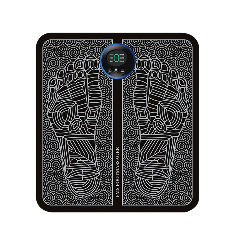Electric Foot Massager Portable Ems Mat Digital LED Pad Massage - Image 4
