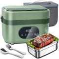 Electric Heated Lunch Box with Stainless Steel Tray Cordless Battery Powered and LED Display - Image 2