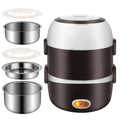 Electric Heating Lunch Box with Stainless Steel Bowls and Bento Food Steamer Heated - Image 7