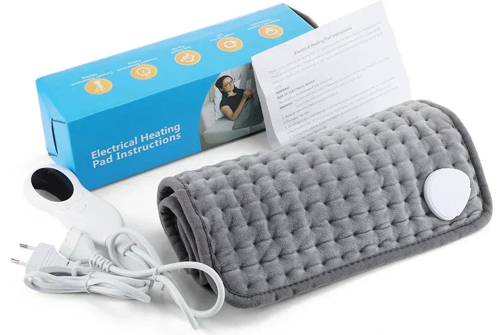 Electric Heating Pad for Lower Back and Neck with Moist Heat and Digital Temperature Control - Image 2