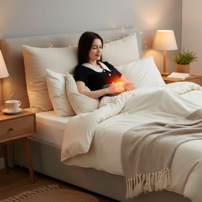 Electric Heating Pad with USB Power Plush Fabric and Adjustable Heat Settings for Back Pain Relief - Image 2