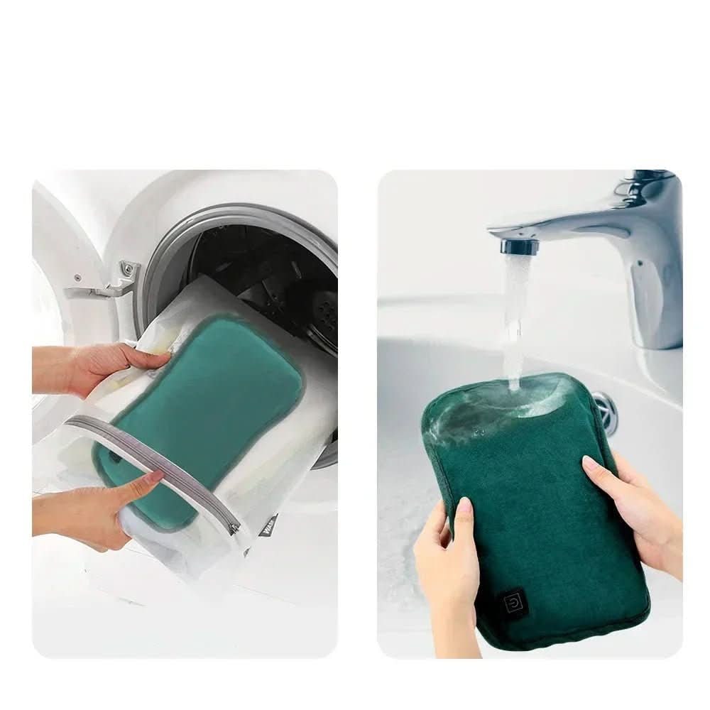 Electric Heating Pad with USB Power Plush Fabric and Adjustable Heat Settings for Back Pain Relief - Image 5