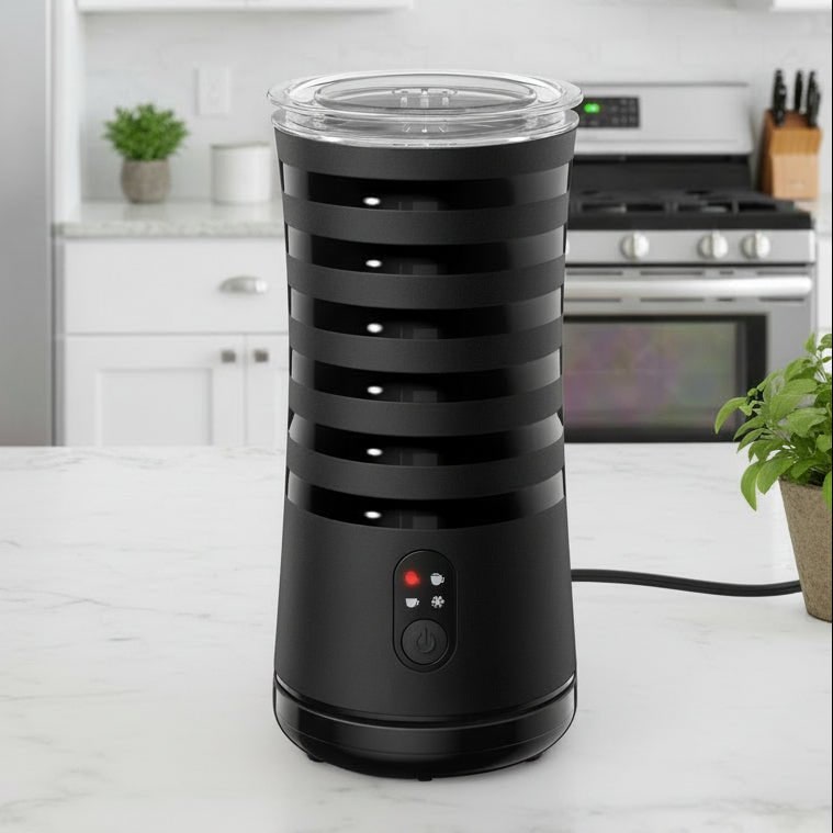 Electric Milk Frother and Steamer with Automatic One-Touch Foam Control for Coffee - Image 1