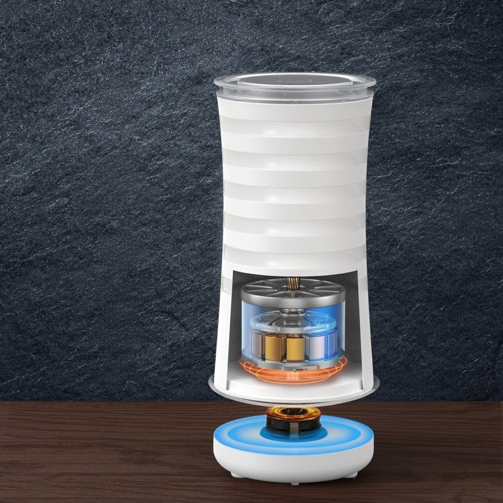 Electric Milk Frother and Steamer with Automatic One-Touch Foam Control for Coffee - Image 6