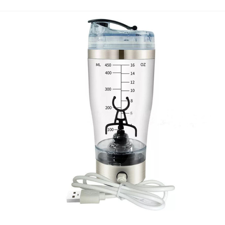 Electric Protein Shake Shaker Bottle with Motorized Mixer USB Powder Drink Blender for Sports - Image 1