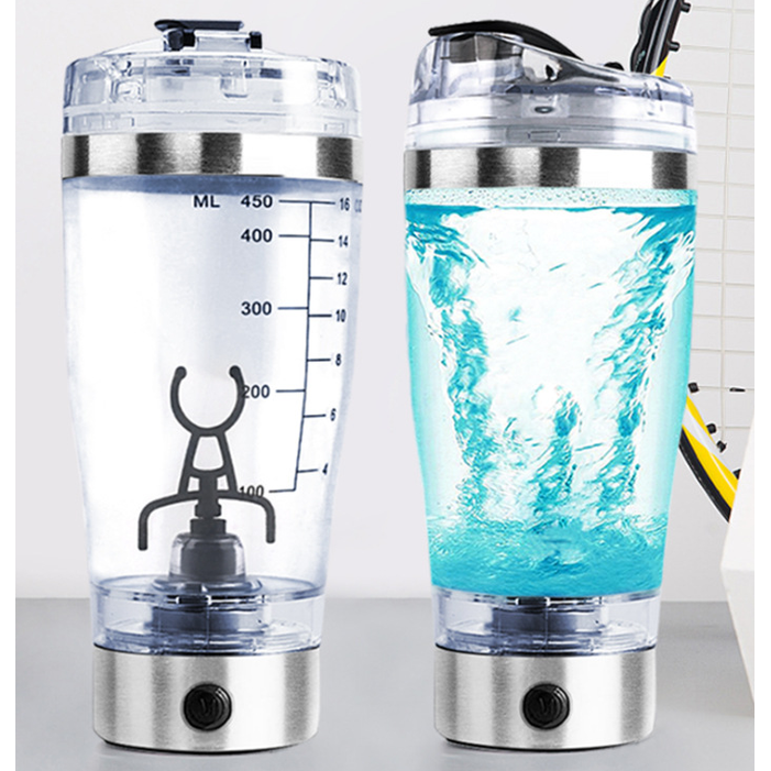 Electric Protein Shake Shaker Bottle with Motorized Mixer USB Powder Drink Blender for Sports - Image 8