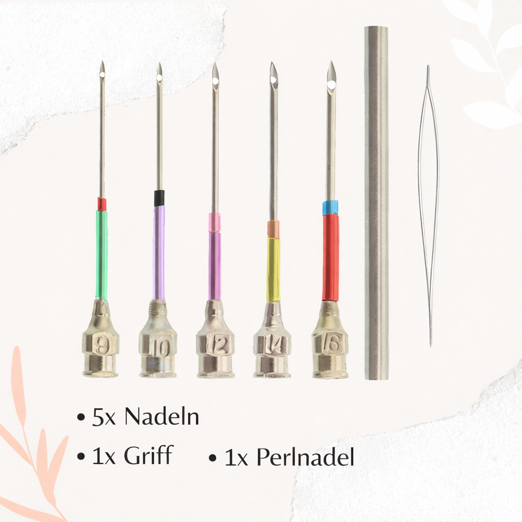 Embroidery Punch Needle Kit Interchangeable Metal Set - Image 5