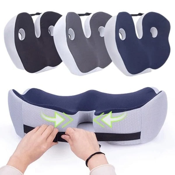 Ergonomic Seat Cushion for Desk Chair with Pressure Relief and Adjustable Strap - Image 13