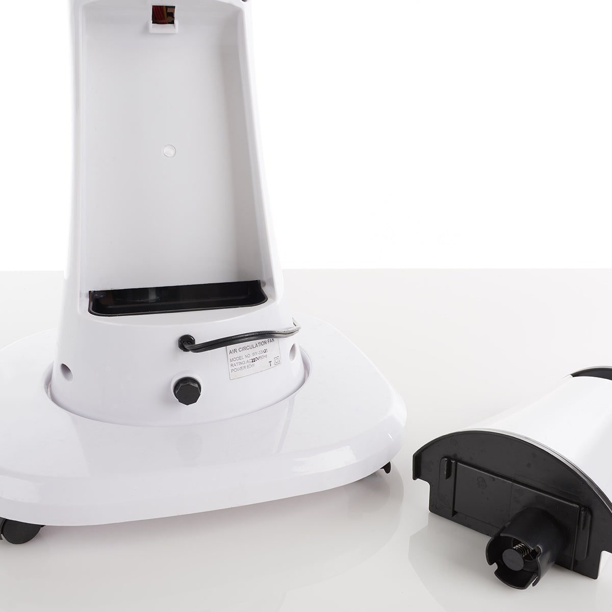 Evaporative Cooler Portable Misting Fan Pedestal Oscillating White LED Display - Image 9