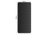 Exercise Mat and Bikram Yoga with Non Slip Ribbed Surface and Thick Cushioning Foam - Image 6