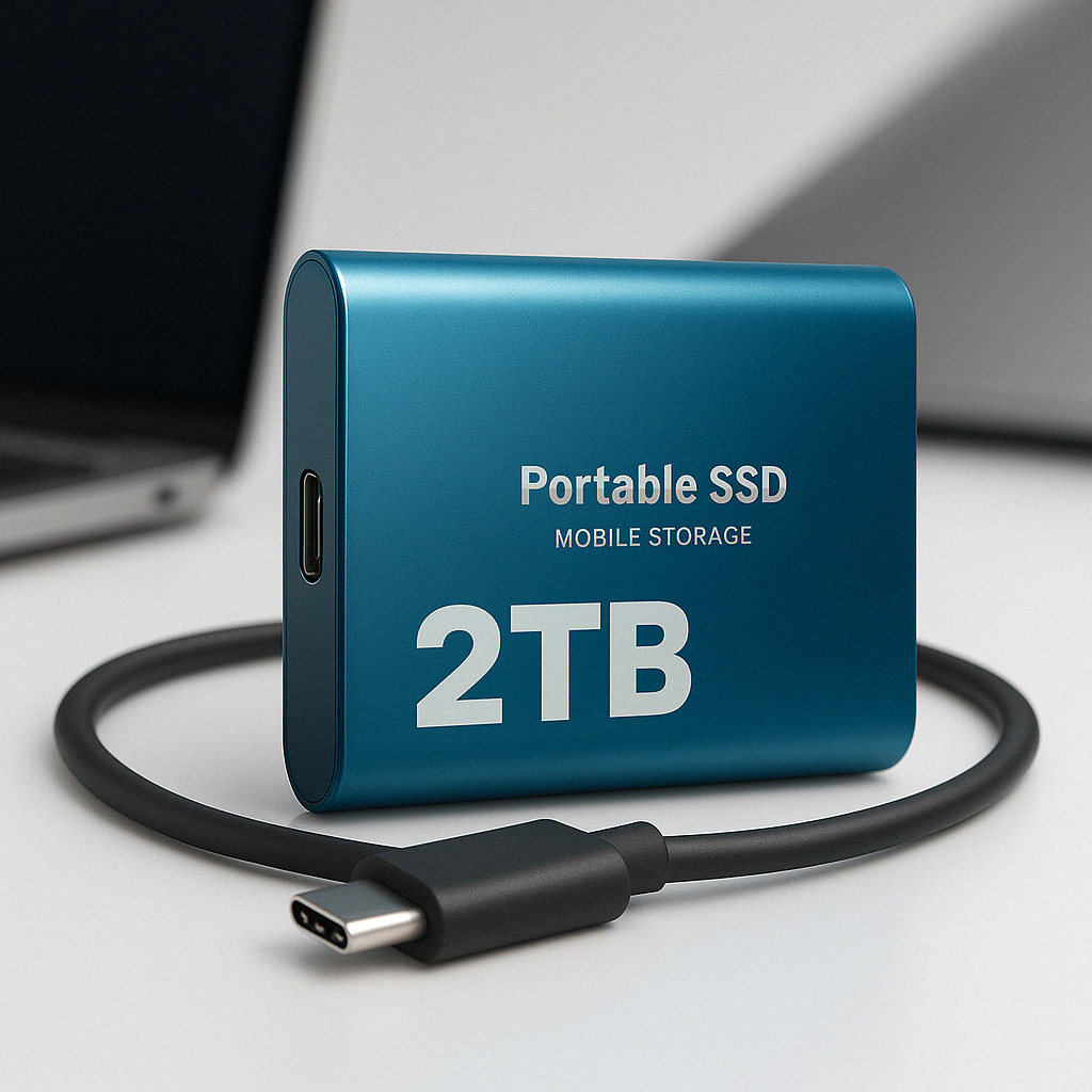 External Ssd 1tb Portable Solid State Drive with Usb-C for Laptop and PC - Image 2