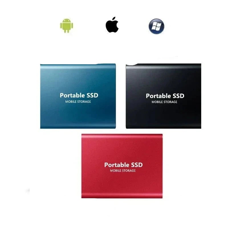 External Ssd Portable Solid State Drive with Usb-C Compact Aluminum Design for PC - Image 3