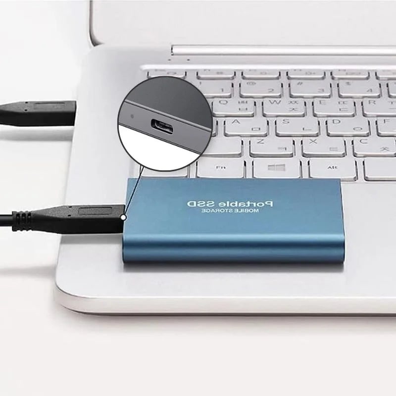 External Ssd Portable Solid State Drive with Usb-C for PC and Console Storage - Image 1