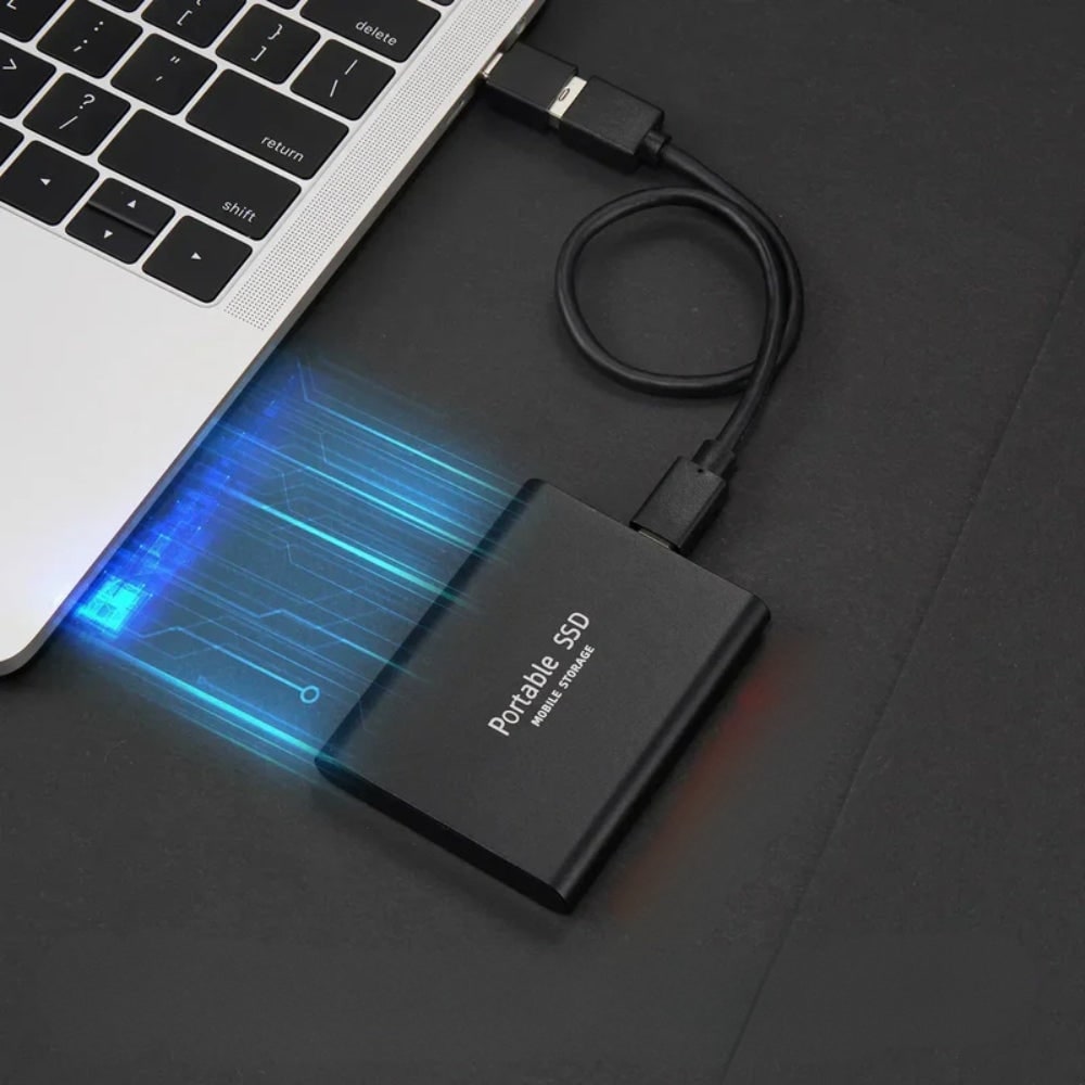 External Ssd Solid State Drive Portable Usb-C Metal Matte Hard - Image 1