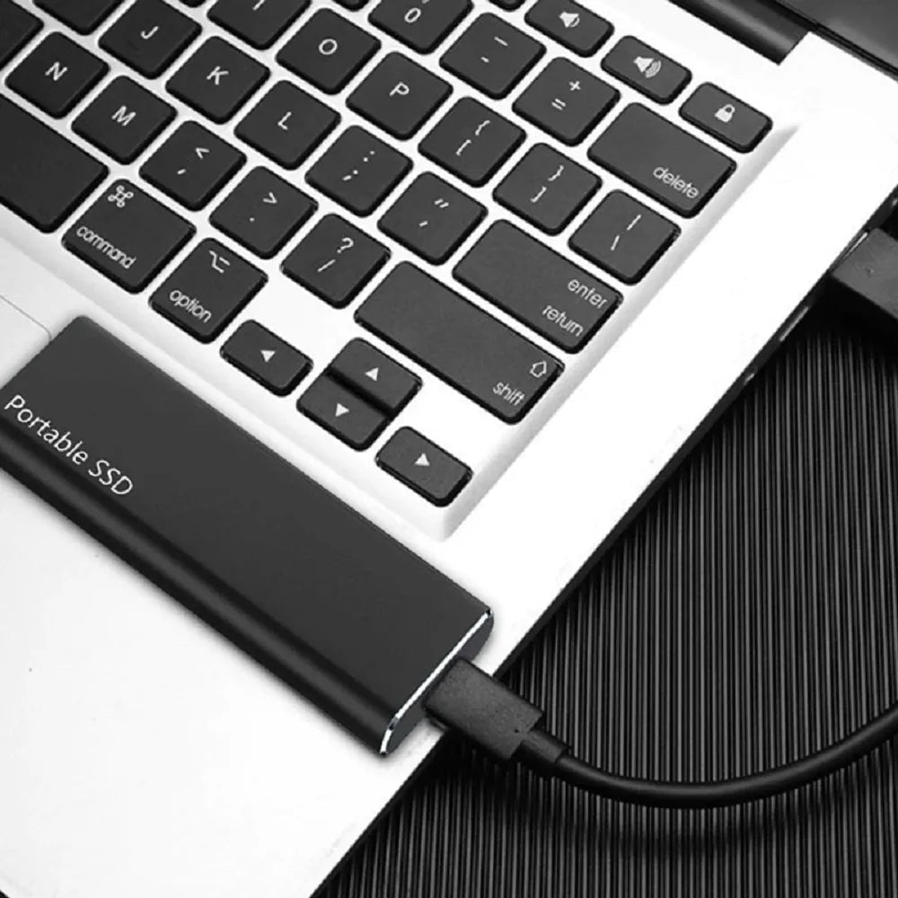 External Ssd Solid State Drive Portable Usb-C with Capacity and Aluminum Enclosure For Pc - Image 2