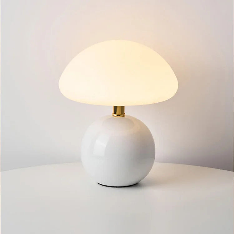 Retro Mushroom Bedside Lamp Bauhaus Inspired Table Lighting