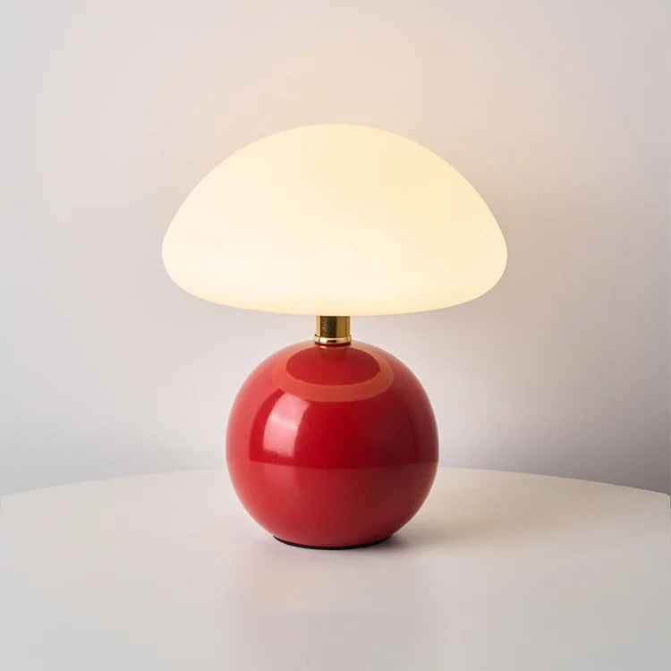 Retro Mushroom Bedside Lamp Bauhaus Inspired Table Lighting