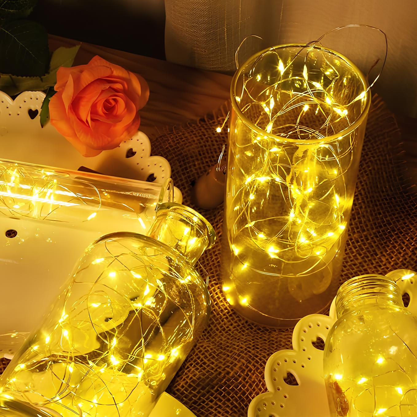 Outdoor Solar Fairy Lights Weatherproof LED for Garden & Events