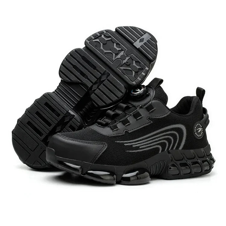 Men's Outdoor Safety Work Shoes with Steel Toe & Non-Slip Sole