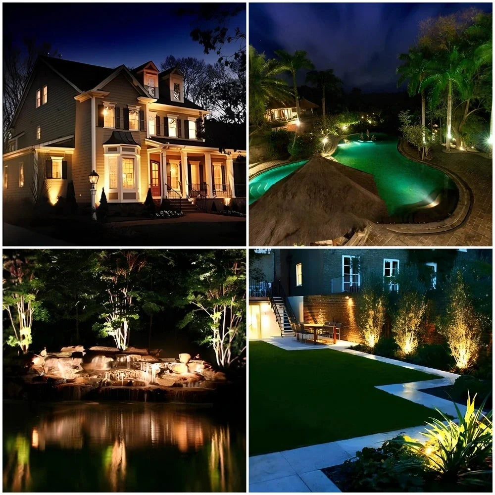 Weather‑Resistant Solar Floodlight Adjustable LED for Pathways