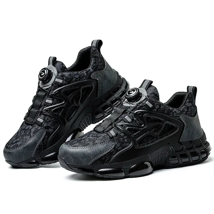 Men's Outdoor Safety Work Shoes with Steel Toe & Non-Slip Sole