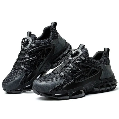 Men's Outdoor Safety Work Shoes with Steel Toe & Non-Slip Sole