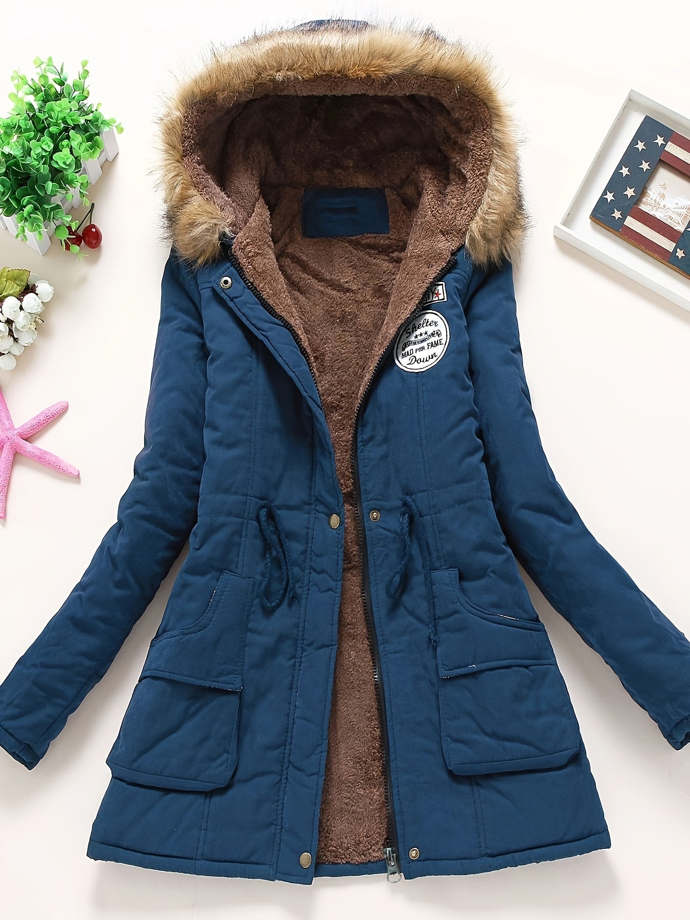Women’s Winter Parka Jacket with Hood