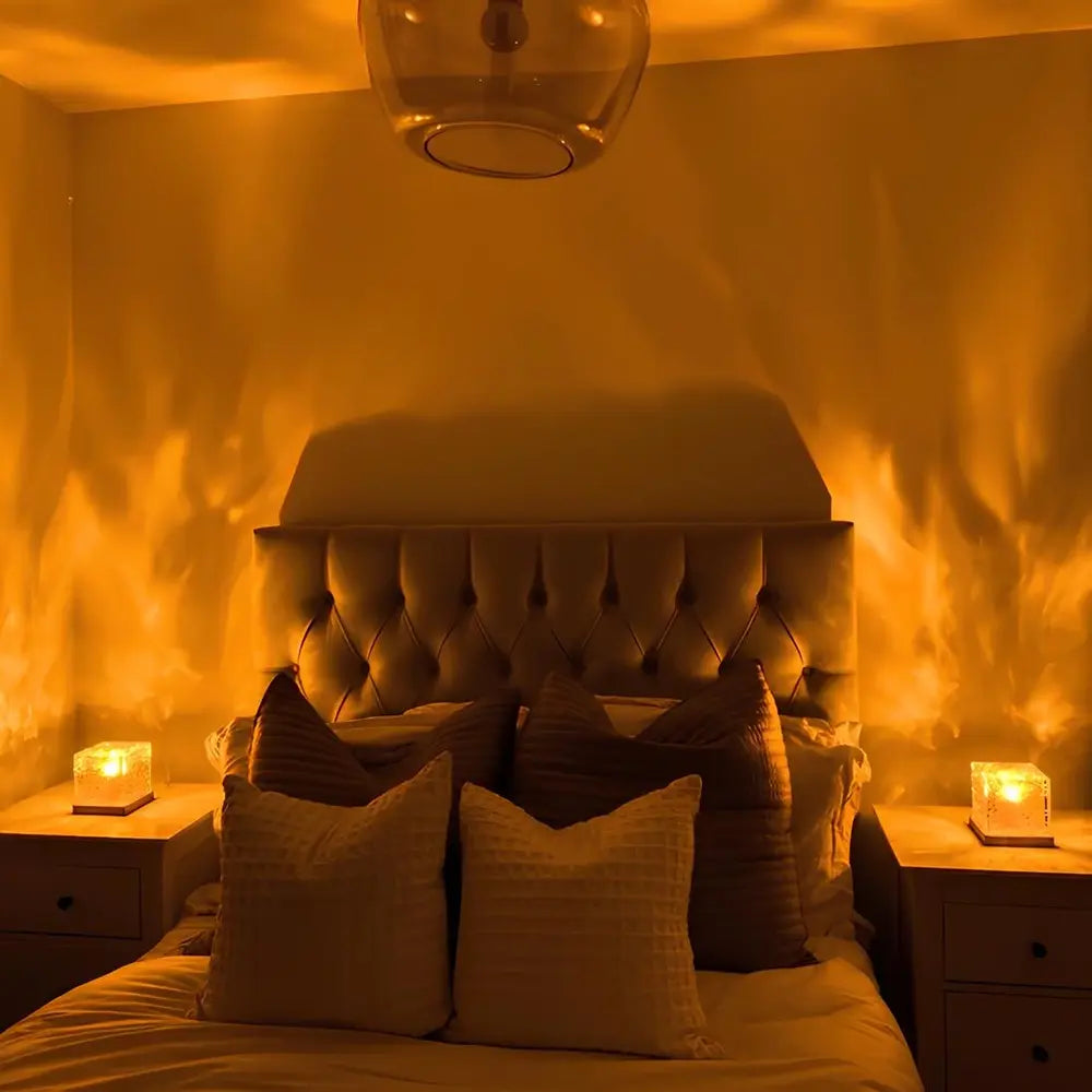 Aurora Cube Lamp Colour‑Changing LED with Prism Glow