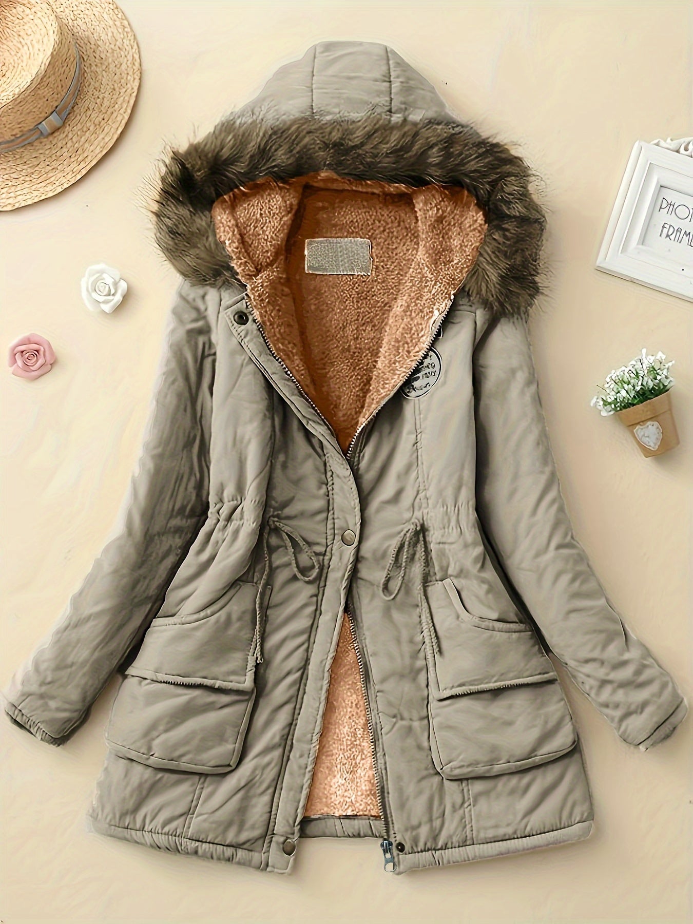 Women’s Winter Parka Jacket with Hood
